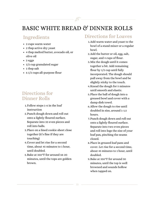 Staples From Scratch E-BOOK