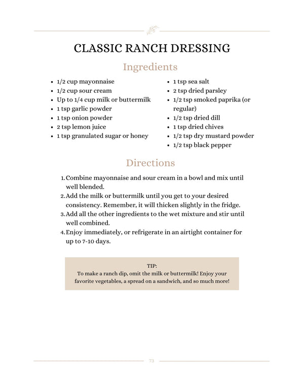 Staples From Scratch E-BOOK